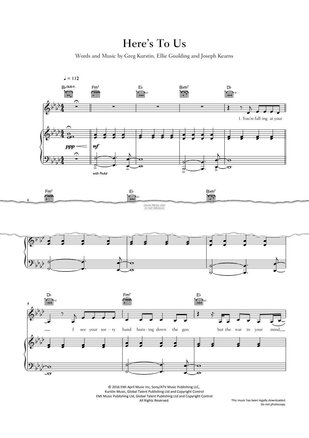 Produktbild zu: Here's To Us