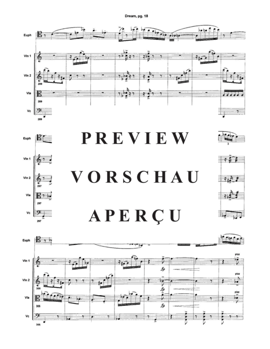 Produktgalerie: Seite 20 von 21 Dream , , (Quintett für Euphonium + Streicherquartett)
