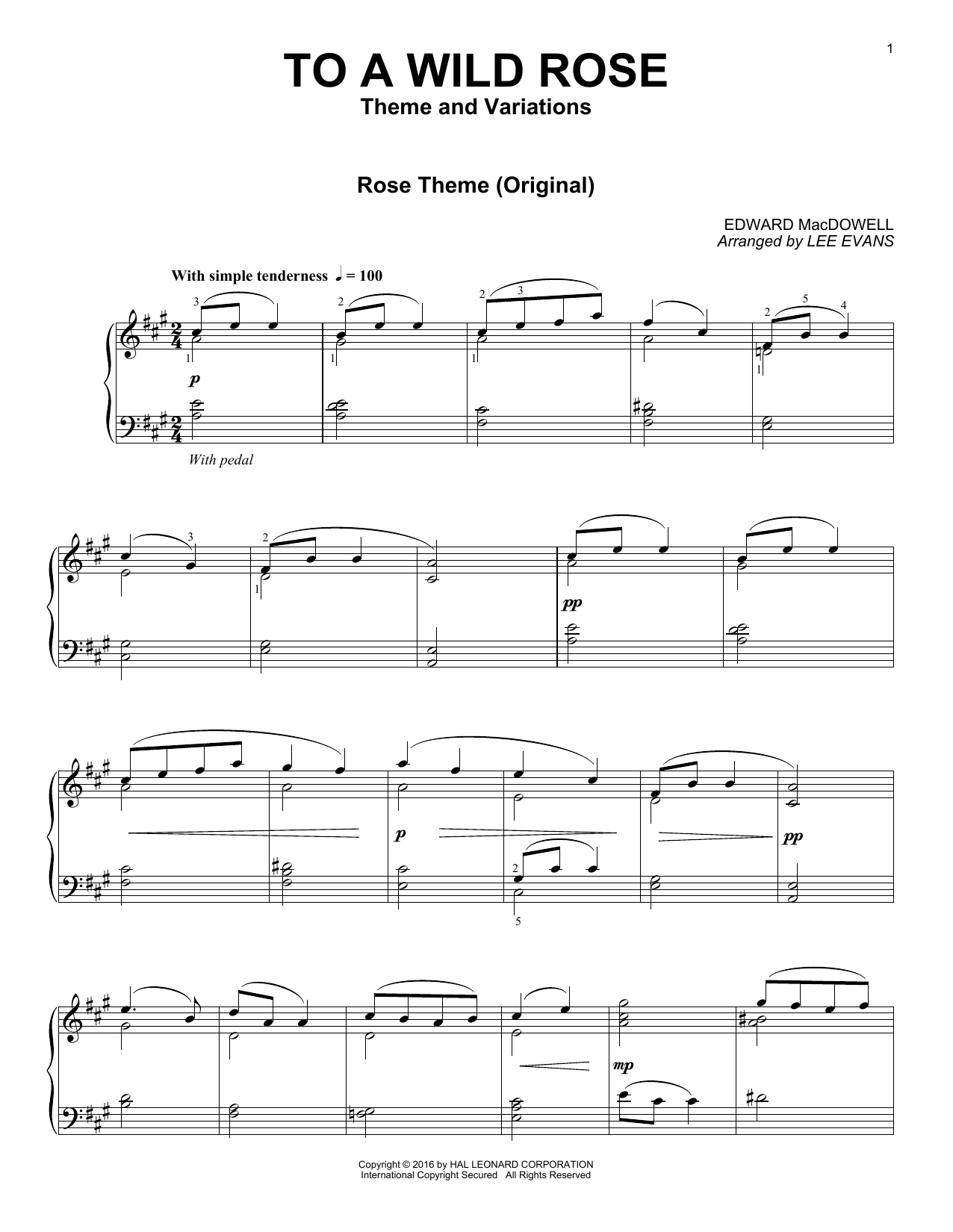 Produktbild zu: To A Wild Rose