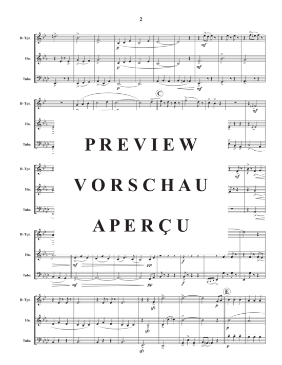 Produktgalerie: Seite 4 von 13 Waltzin´ Medley , , (Blechbläser Trio für Trompete in B, Horn in F oder Posaune +Tuba)