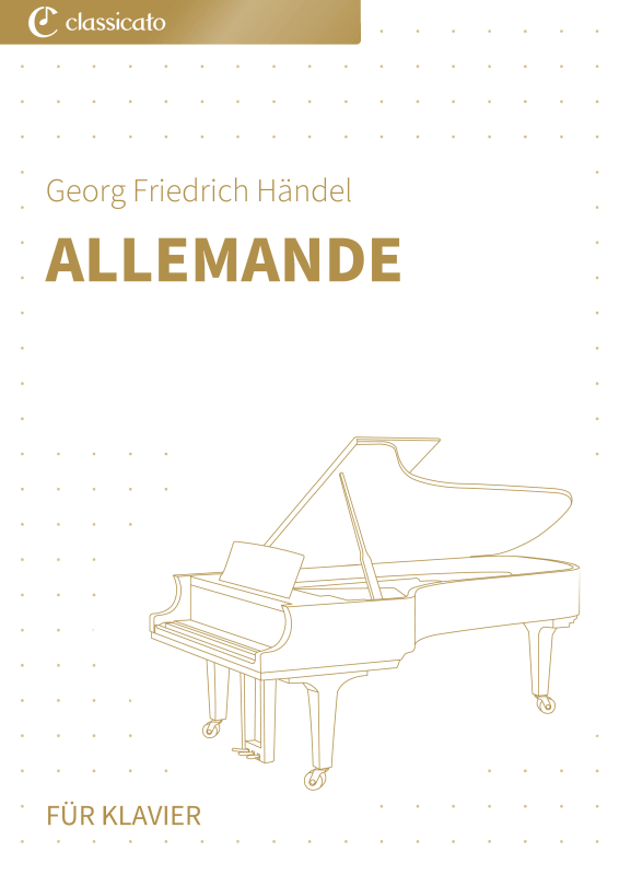 cover: Allemande - Suite Nr. 4 d-Moll HWV 437, , Solo Piano