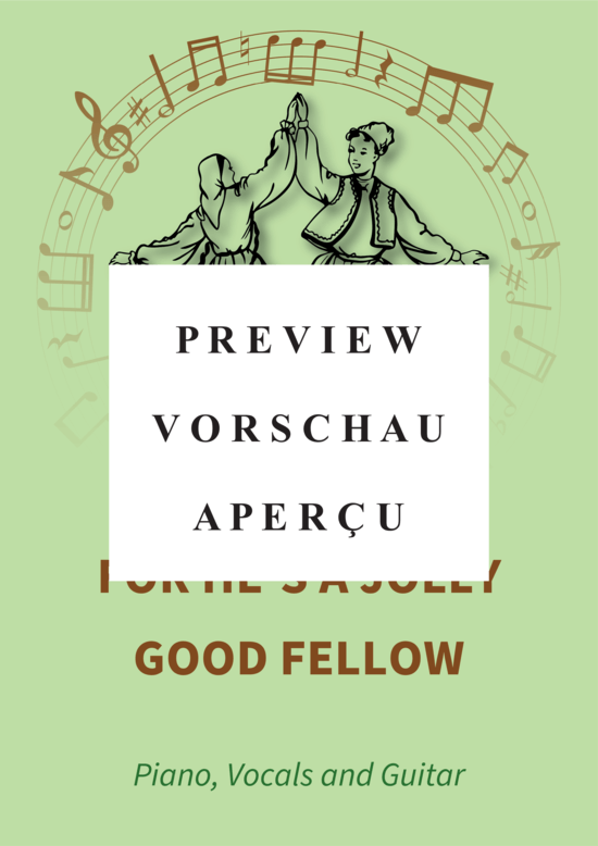 gallery: For he´s a jolly good fellow , , (Gesang + Klavier, Gitarre)