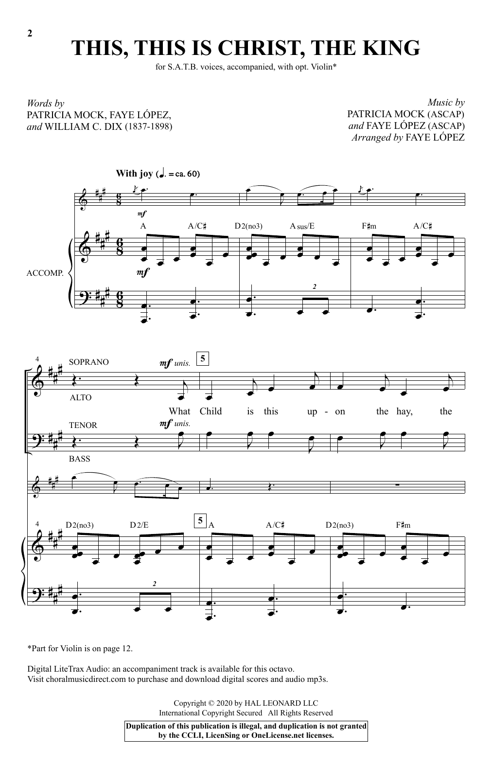Produktbild zu: This, This Is Christ The King (arr. Faye Lopez)