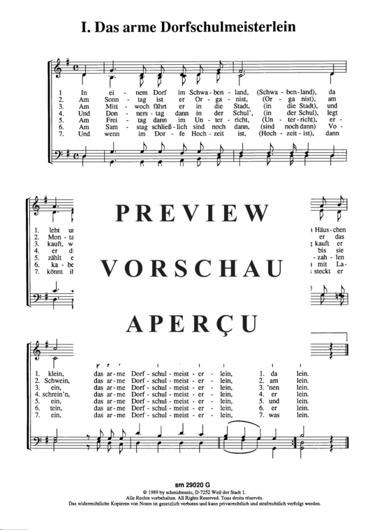 gallery: Drei schwäbische Volkslieder , , (Gemischter Chor)