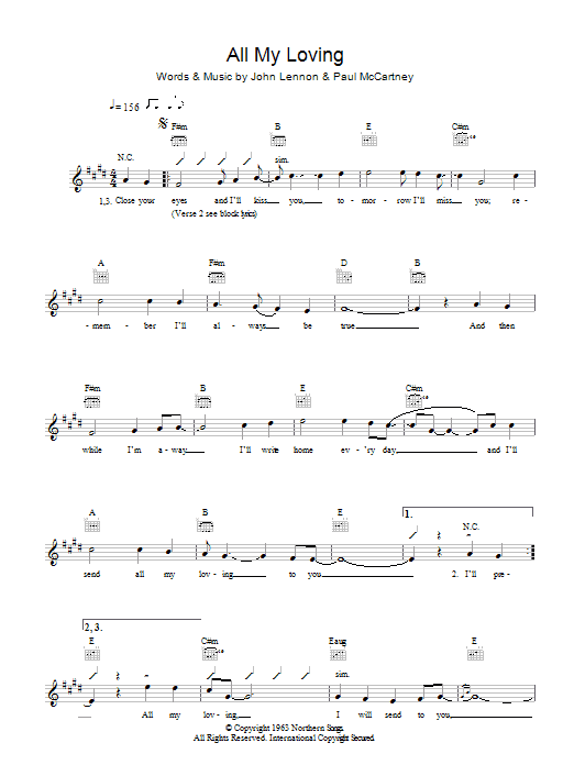 Produktbild zu: All My Loving