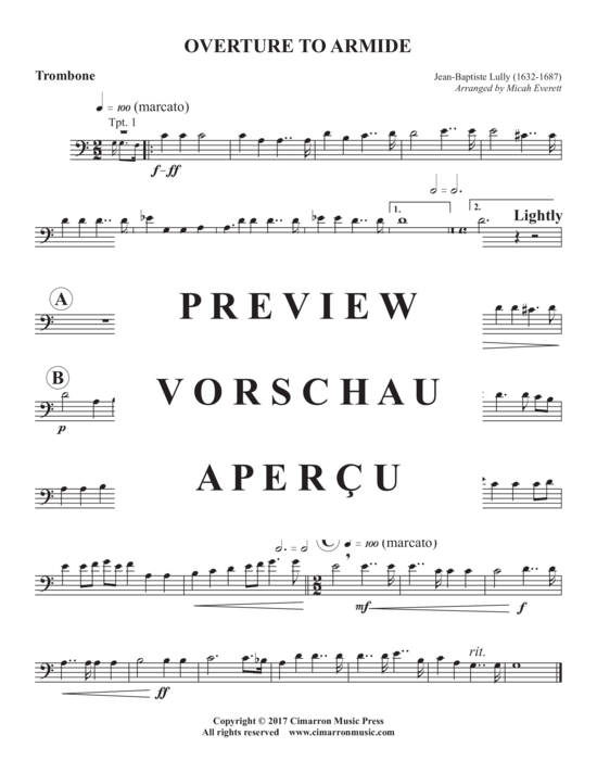 Produktgalerie: Seite 9 von 10 Ovrture to Armide , , (Blechbläserquintett)