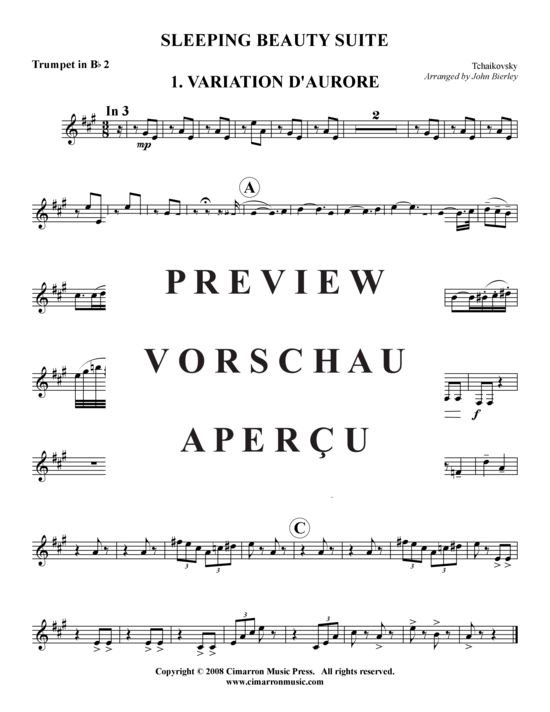 Produktgalerie: Seite 21 von 21 Sleeping Beauty Suite – 5 Sätze , , (Blechbläserquintett)