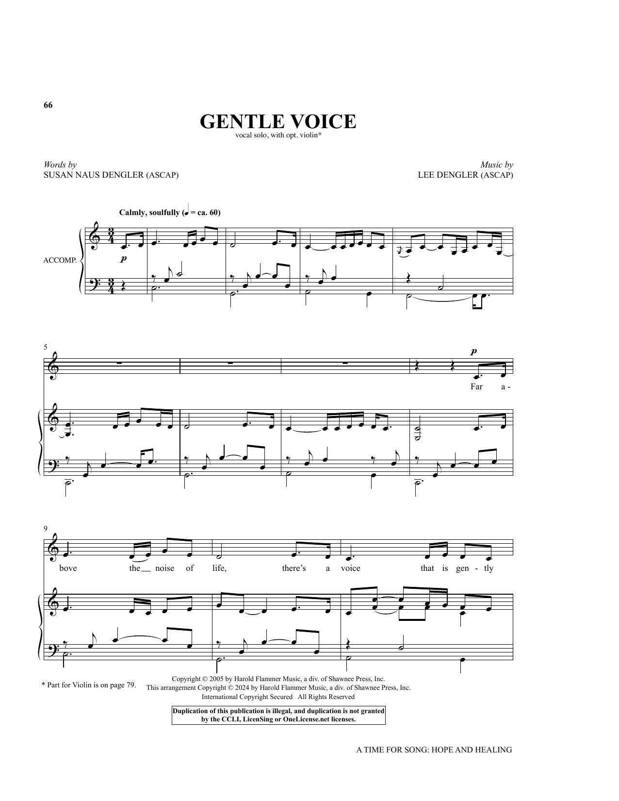 Produktbild zu:  Gentle Voice - Lee Dengler and Susan Dengler