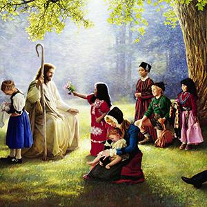cover: Praise Him, All Ye Little Children, Traditional Words, Gesang, Gitarre, Klavier