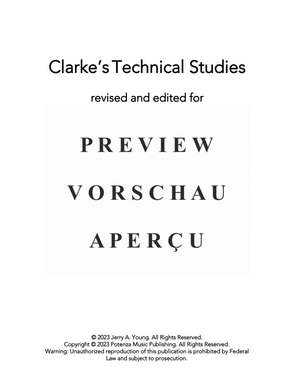 Product gallery: Page 3 of 11 Clarke´s Technical Studies, , (tuba or euphonium or trombone)