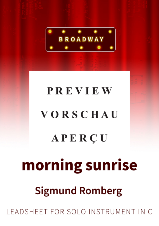 gallery: Softly as in a morning sunrise (Melodieinstrument in C) , ,  (Leadsheet)