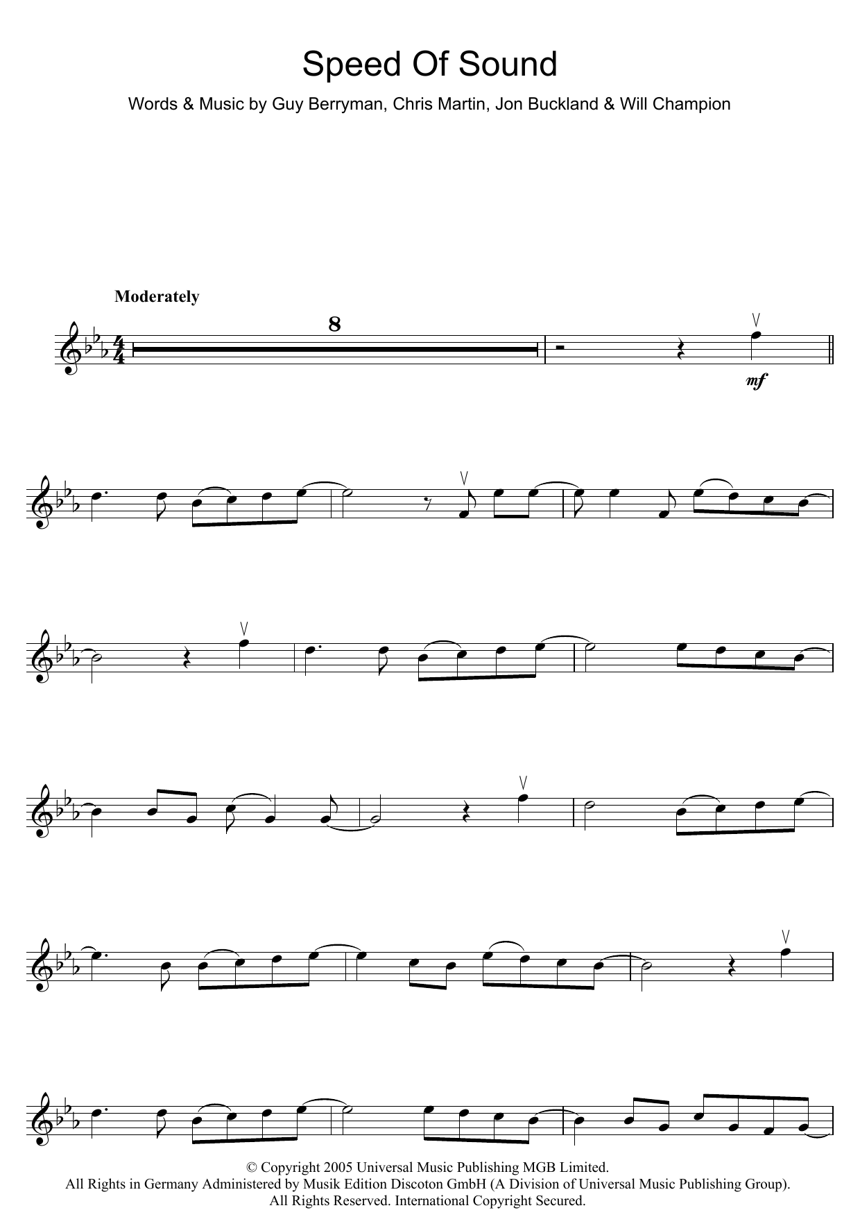 Product gallery: Page 1 of 1 Speed Of Sound, Coldplay