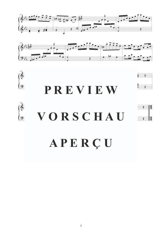 Produktgalerie: Seite 6 von 9 Cembalo Sonate Nr. 5 in C-Moll Op.4, , Cembalo/Klavier Solo