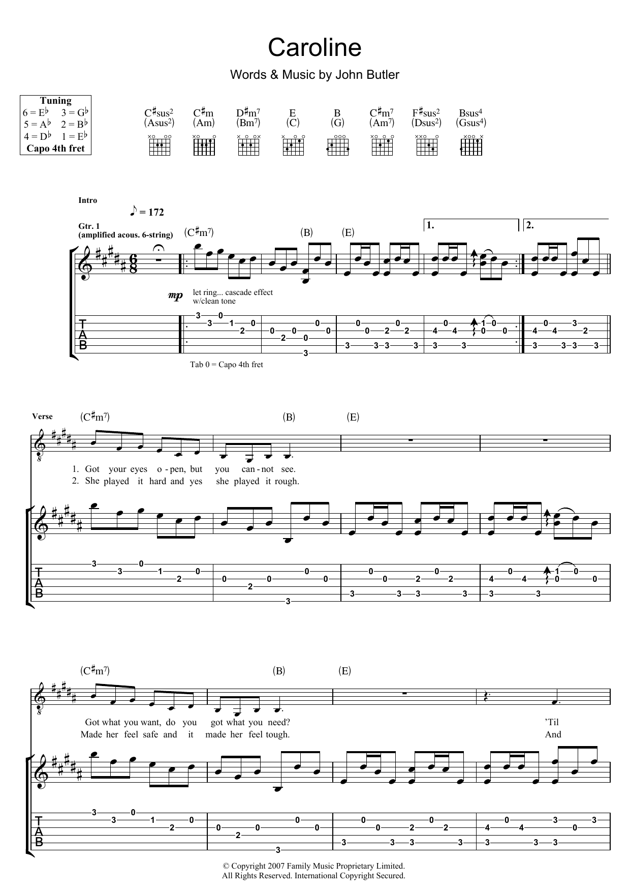 Produktgalerie: Seite 1 von 1 Caroline, John Butler, Gitarre