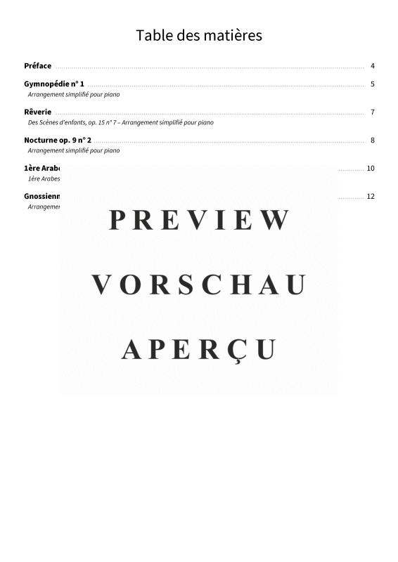 Produktgalerie: Seite 5 von 11 Sons Doux - Pièces pour piano faciles à jouer pour rêver et se détendre, , Klavier Solo