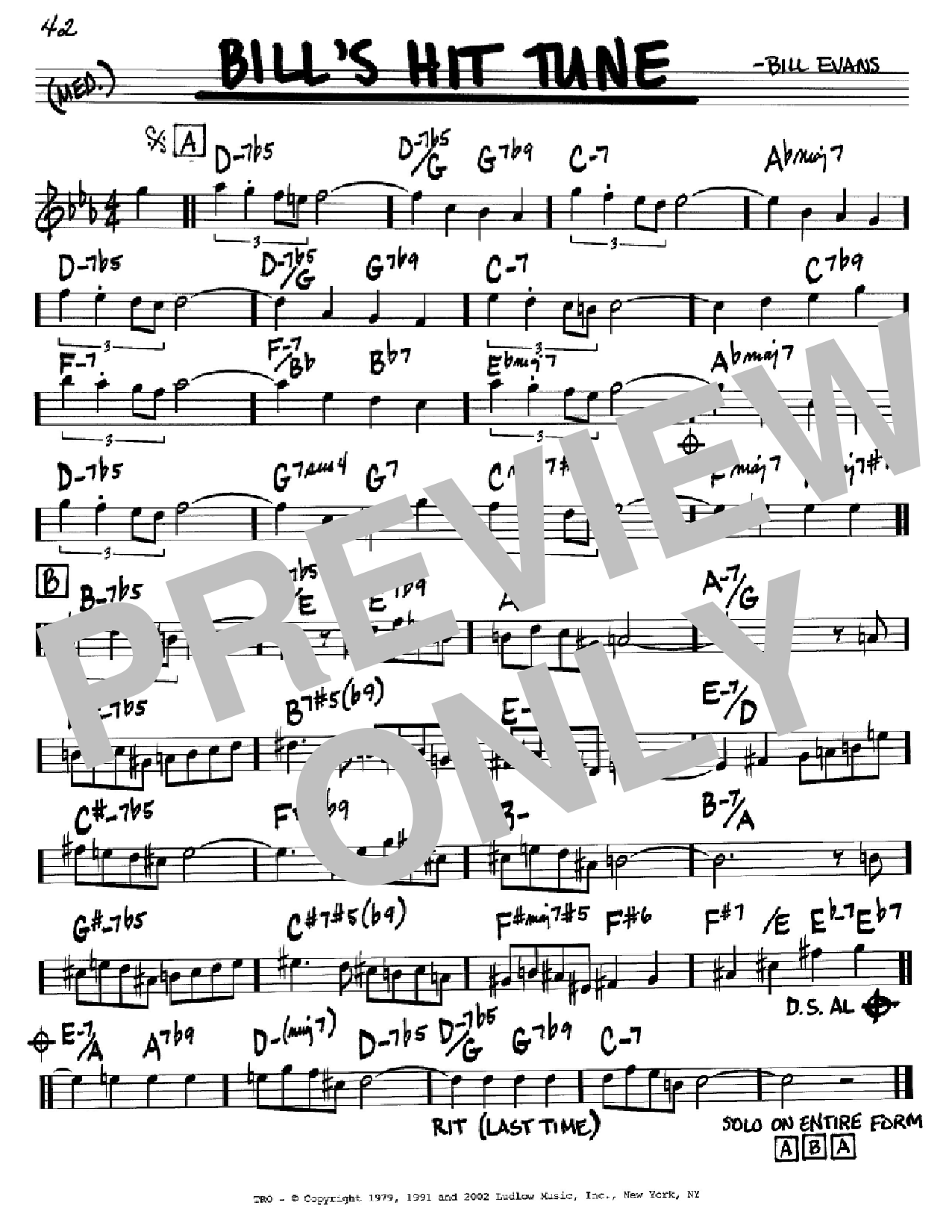 Produktbild zu: Bill's Hit Tune
