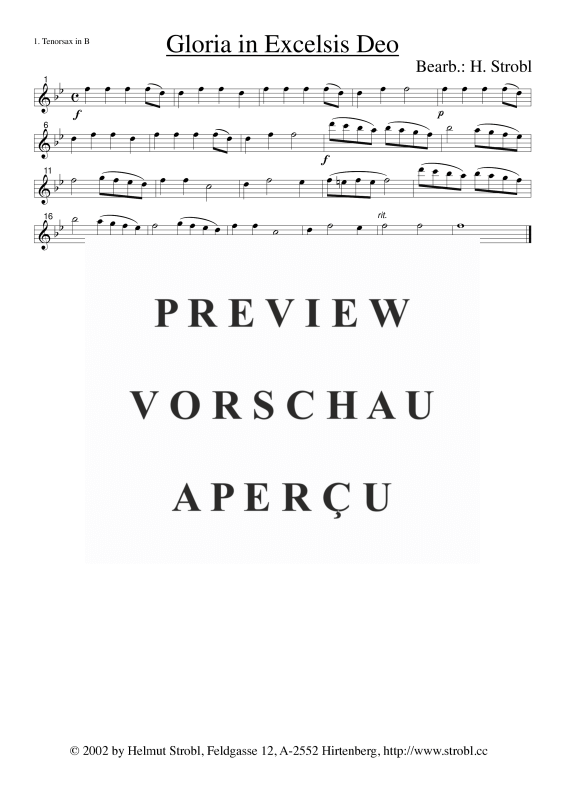 gallery: Gloria in Excelsis Deo, , Saxophonquintett AATTB