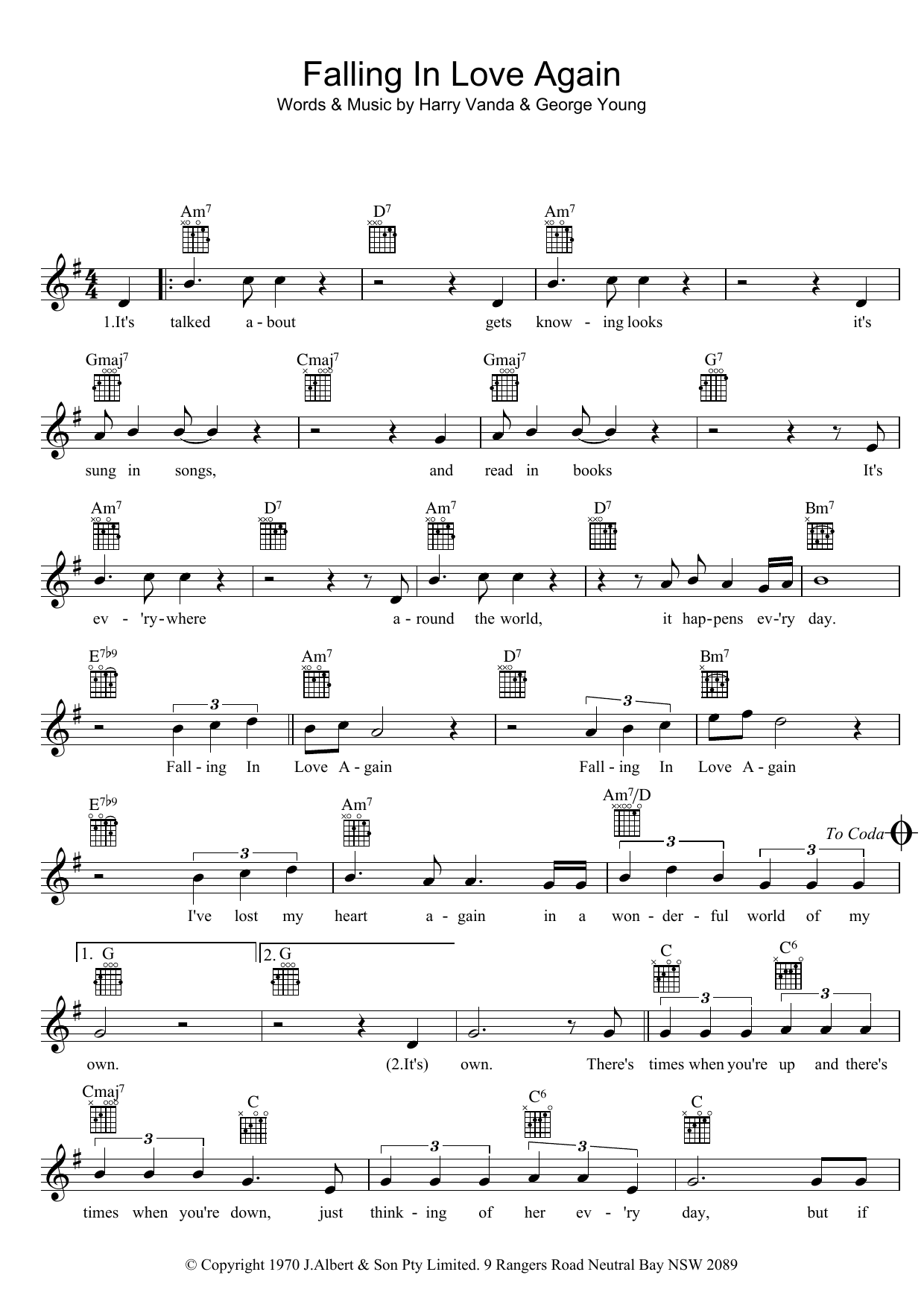 Produktbild zu: Falling In Love Again