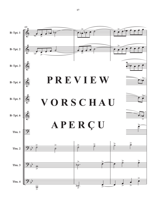 Product gallery: Page 19 of 21 Grand Intrada , , (Brass Ensemble, 6x trumpet + 4x trombone)