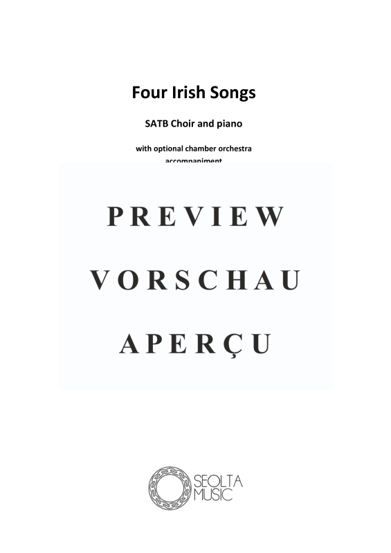 Produktgalerie: Seite 4 von 11 Four Irish Songs, , Gemischter Chor und Klavier
