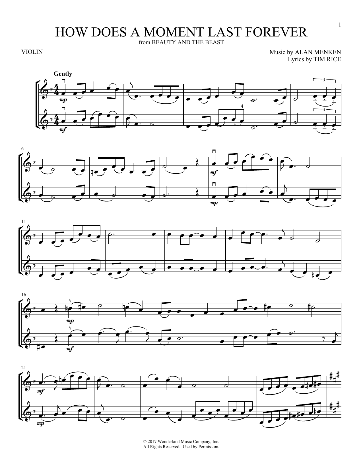 Product picture to:  How Does A Moment Last Forever (from Beauty And The Beast) - Celine Dion