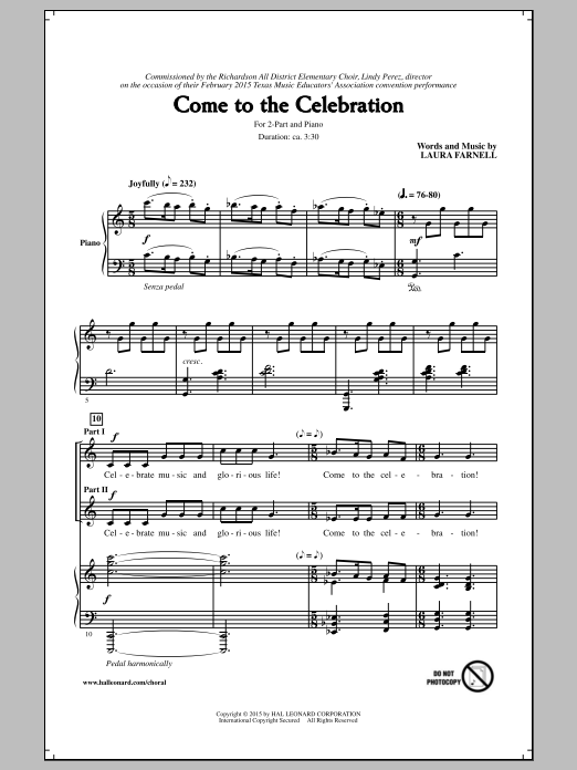 Produktbild zu: Come To The Celebration