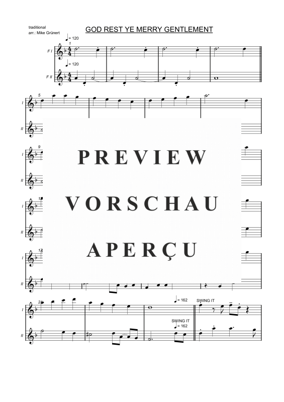 gallery: Carols in Duet, , Duette für 2 Hörner oder Instrumente in F