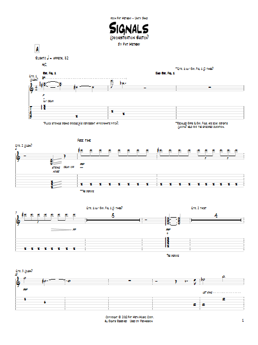 Produktbild zu: Signals (Orchestrion Sketch)