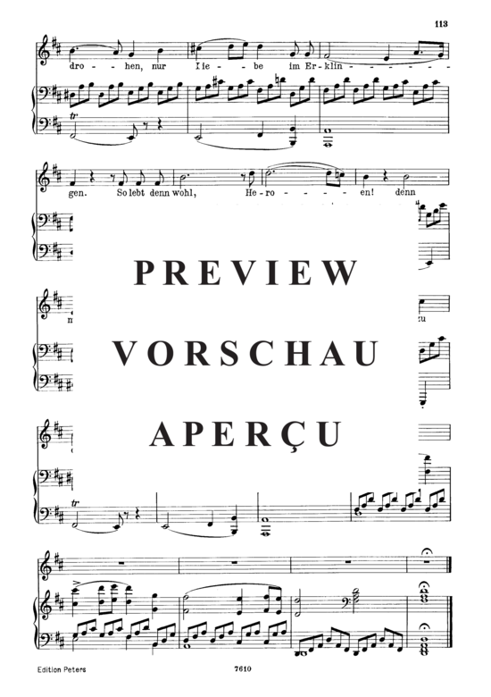 Product gallery: Page 5 of 5 An die Leier D.737, , Low Voice and Piano