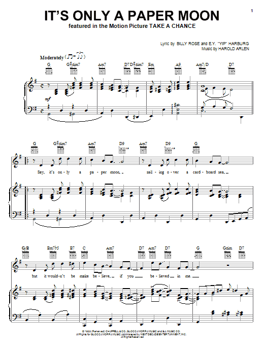 Produktbild zu: It's Only A Paper Moon