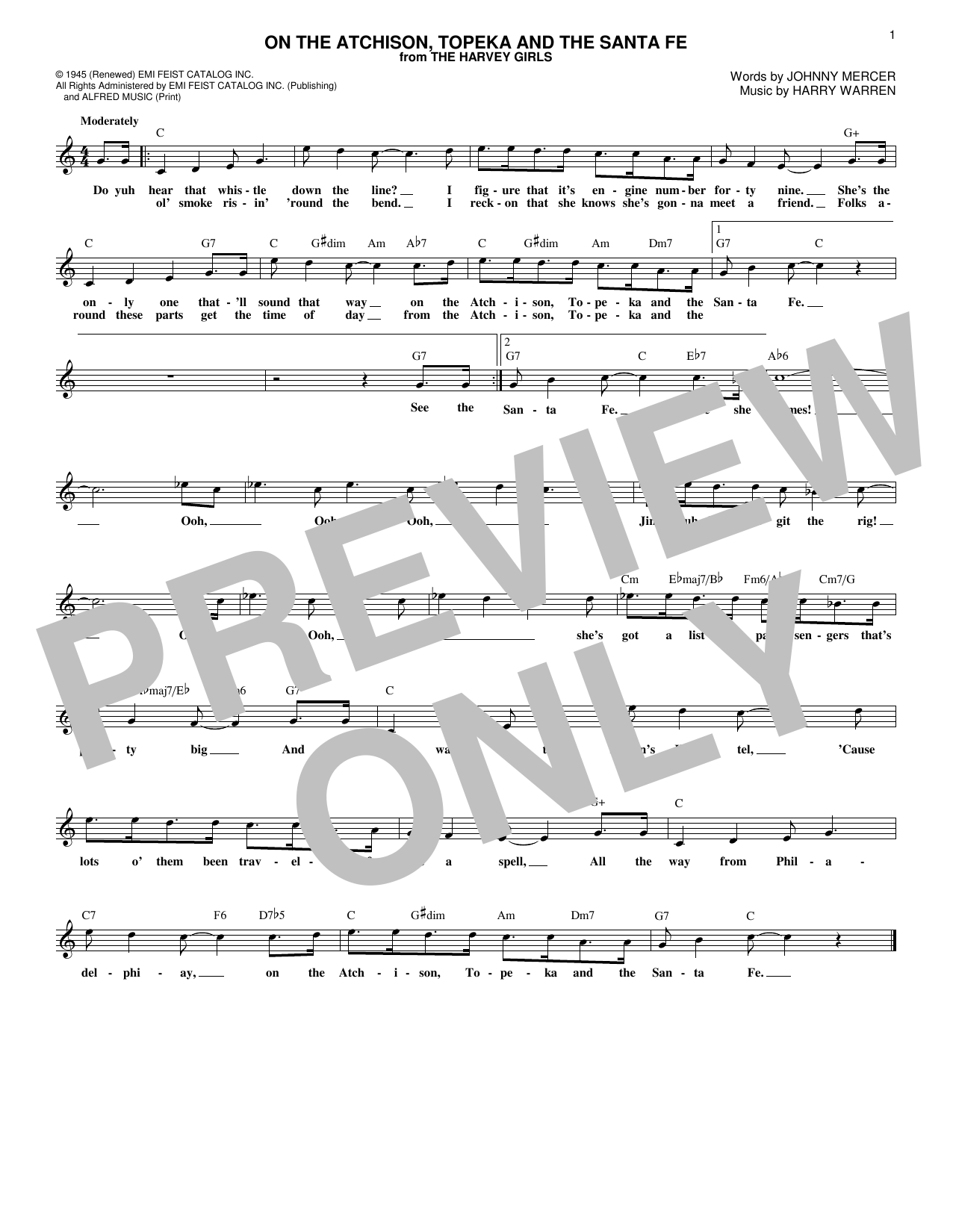 Produktbild zu: On The Atchison, Topeka And The Santa Fe