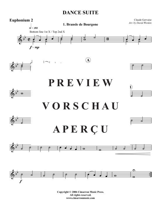 Product gallery: Page 16 of 21 Dance Suite , , (Tuba Quartet: 2x Baritone, 2xTuba)