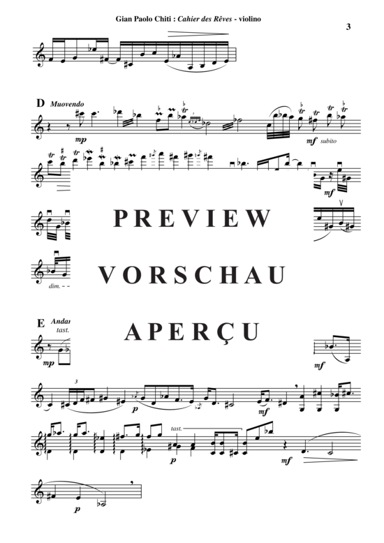 Product gallery: Page 4 of 14 Cahier des Rêves , , (violin, cello + piano)