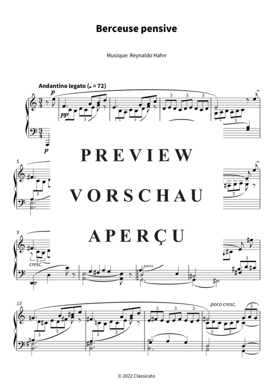 Product gallery: Page 4 of 5 Berceuse pensive , , Piano Solo