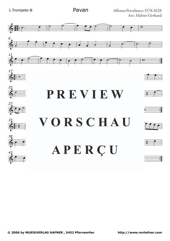 Produktgalerie: Seite 7 von 11 Pavan, , (Blechbläser Quintett)