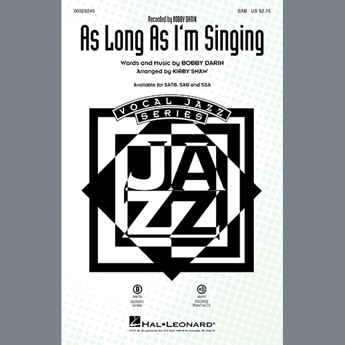 cover: As Long As I'm Singing (arr. Kirby Shaw), Bobby Darin