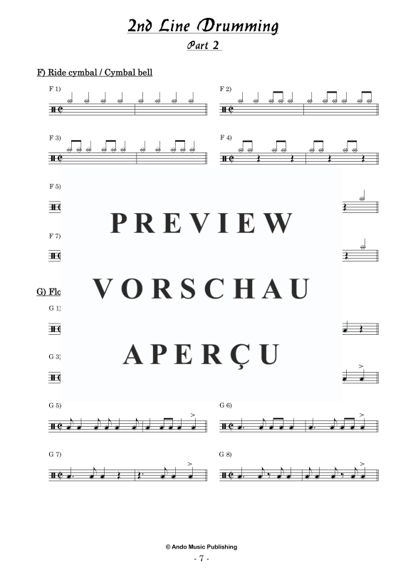 Produktgalerie: Seite 9 von 11 Groove-Coordination for Drumset Volume 2 Jazz-Edition, , Drum Set