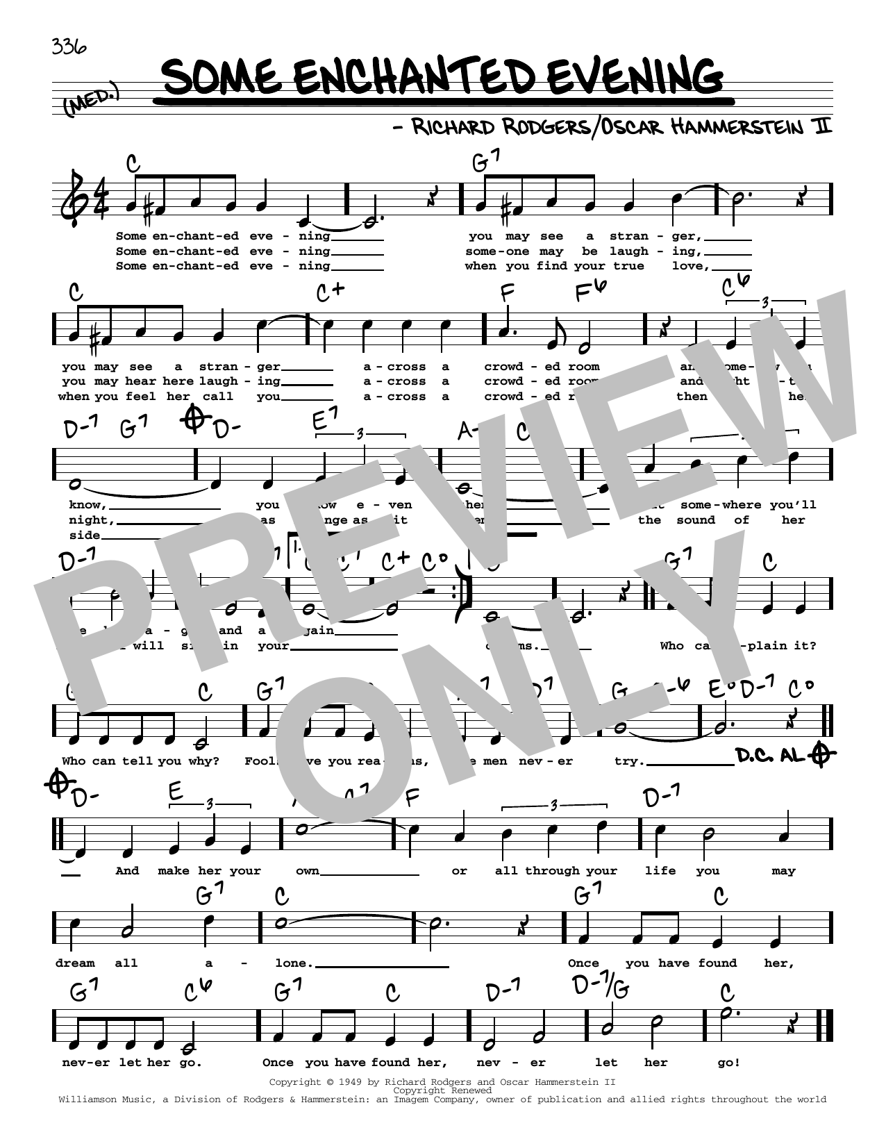 Produktbild zu: Some Enchanted Evening (High Voice) (from South Pacific)