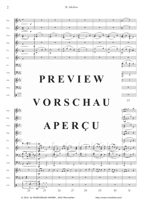 Product gallery: Page 7 of 11 St. Jakobus - Choral, , (large wind orchestra)