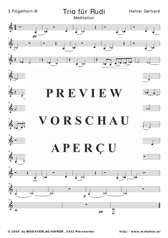 Produktgalerie: Seite 9 von 9 Trio für Rudi, , (Trio für 3 Flügelhörner)