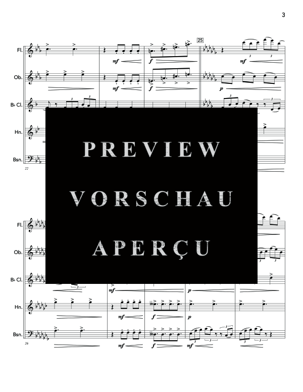 Produktgalerie: Seite 7 von 11 Drowning, , (Holzbläser Quintett)