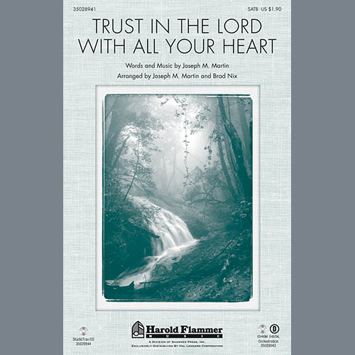 cover: Trust In The Lord With All Your Heart, Joseph M. Martin, Chor