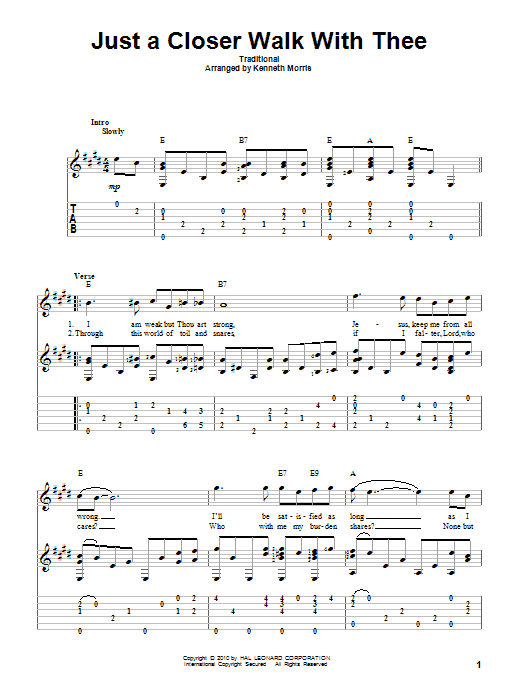 Produktbild zu: Just A Closer Walk With Thee