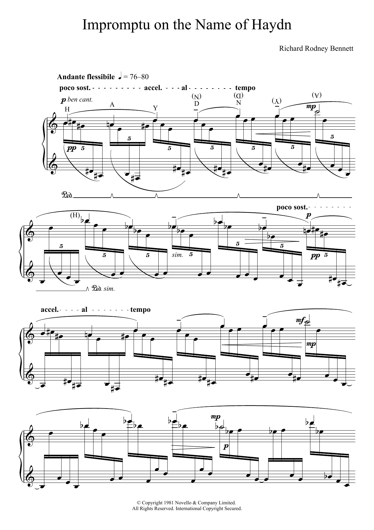 Produktbild zu: Impromptu On The Name Of Haydn