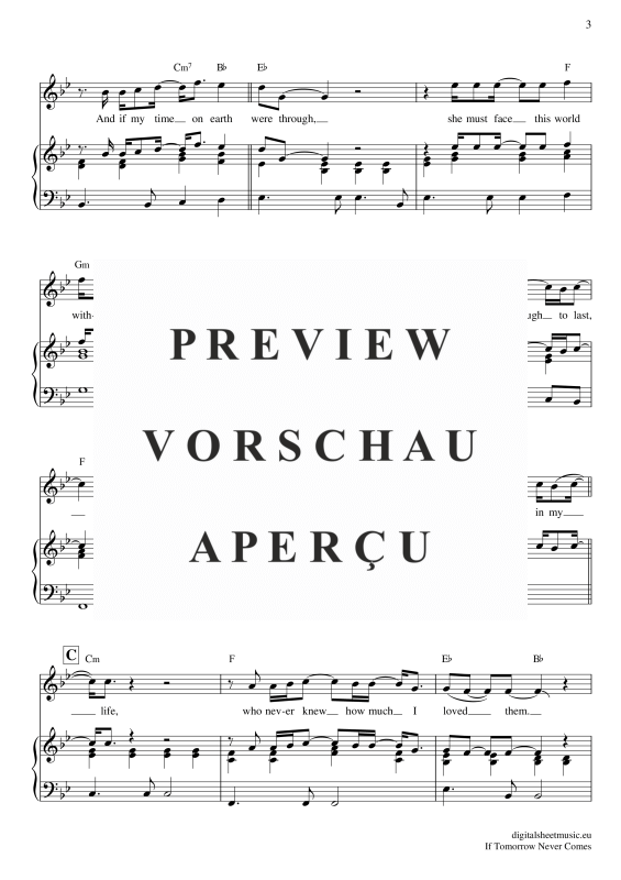 gallery: If Tomorrow Never Comes , Keatin, Ronan, Piano and Voice