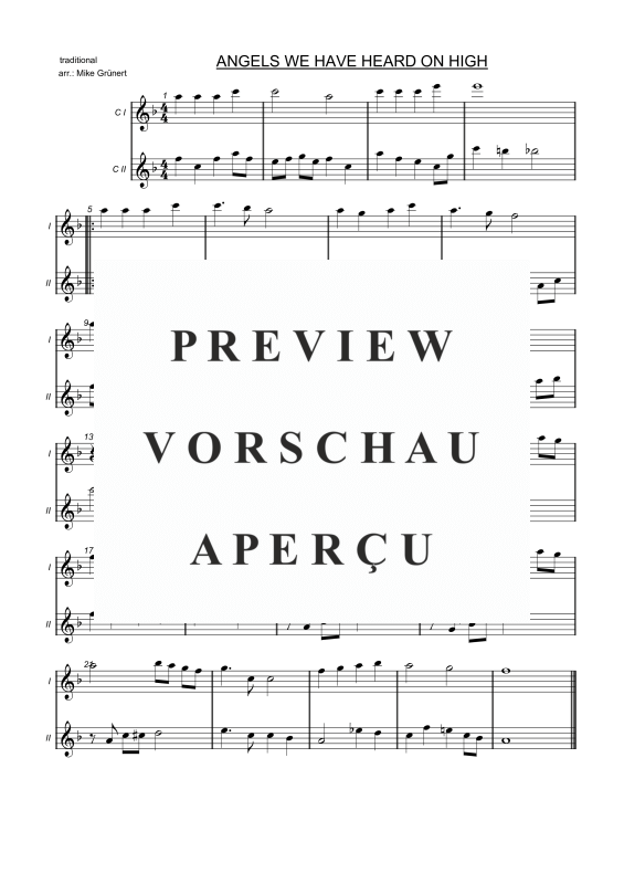 gallery: Carols in Duet, , Duette für 2 Flöten oder Instrumente in C