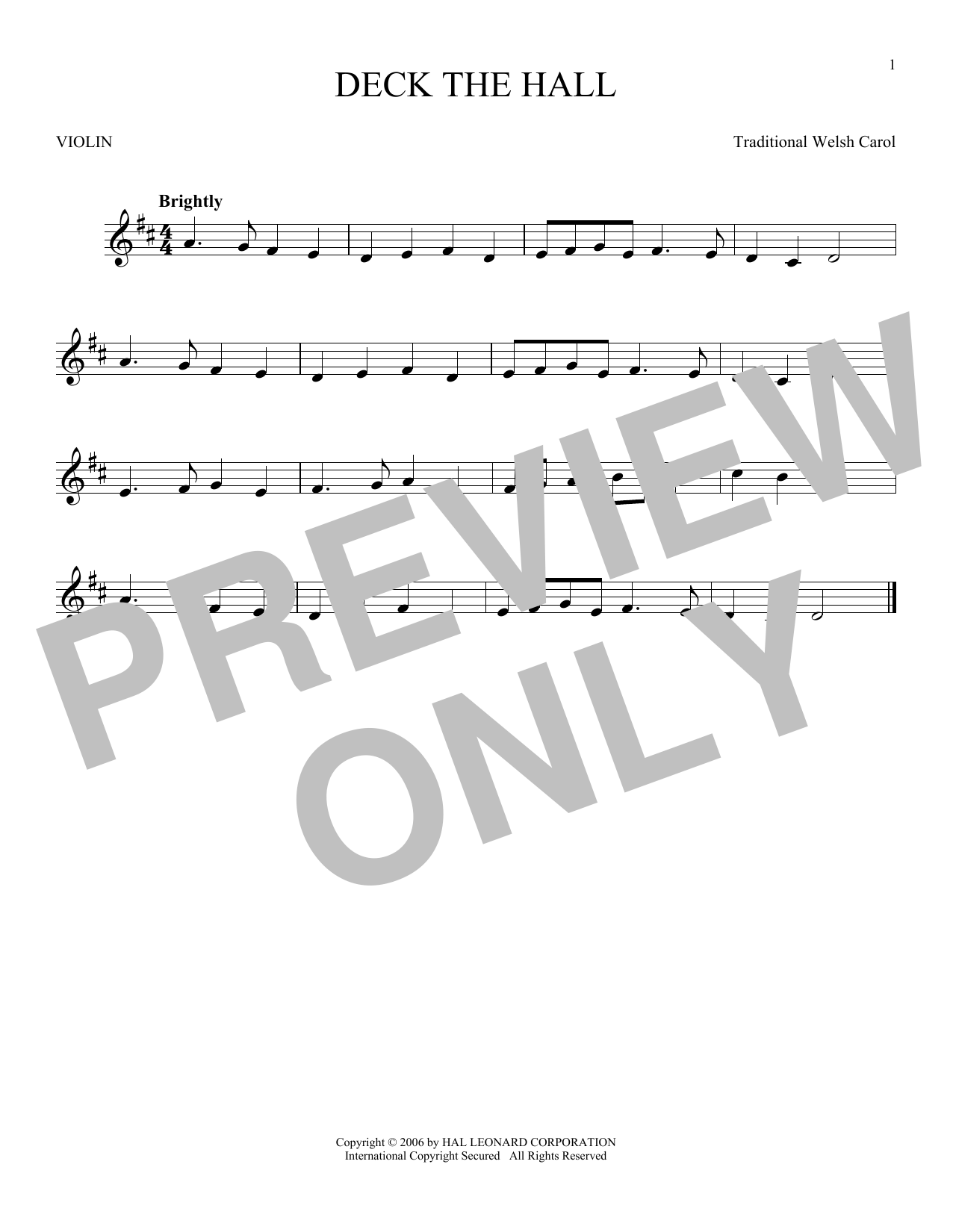 Product gallery: Page 1 of 1 Deck The Hall, Traditional Welsh Carol