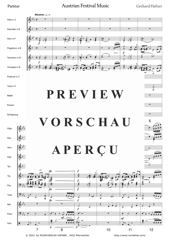 gallery: Austrian Festival Music, , (large wind orchestra)