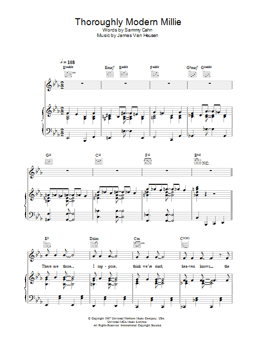 Produktbild zu: Thoroughly Modern Millie