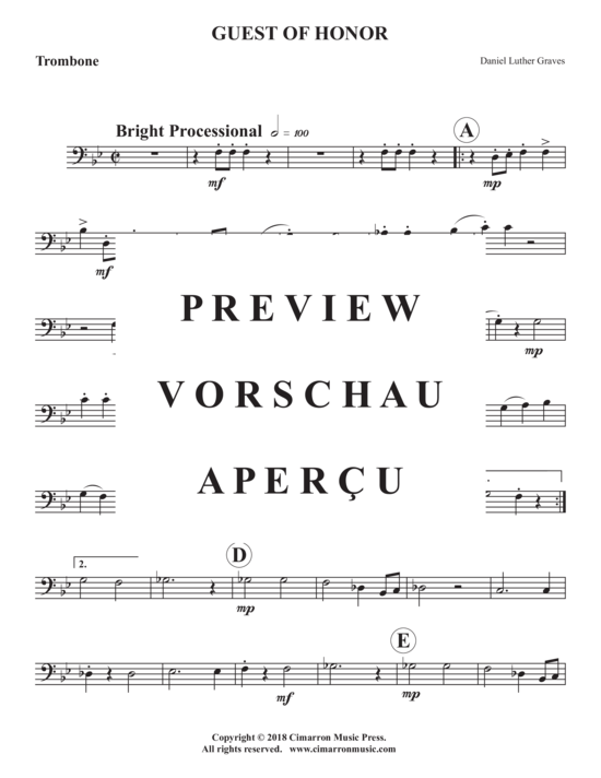 Product gallery: Page 13 of 16 Guest of Honor , , (Brass Quintet)